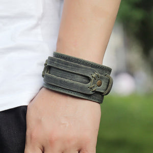 Preston Genuine Leather Cuff