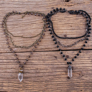 Sawyer 3 Layer Crystal Pendant