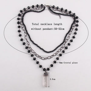 Sawyer 3 Layer Crystal Pendant