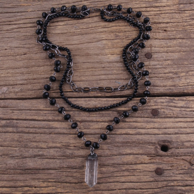 Sawyer 3 Layer Crystal Pendant