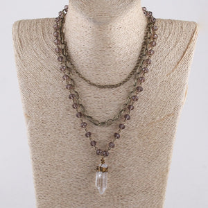 Sawyer 3 Layer Crystal Pendant
