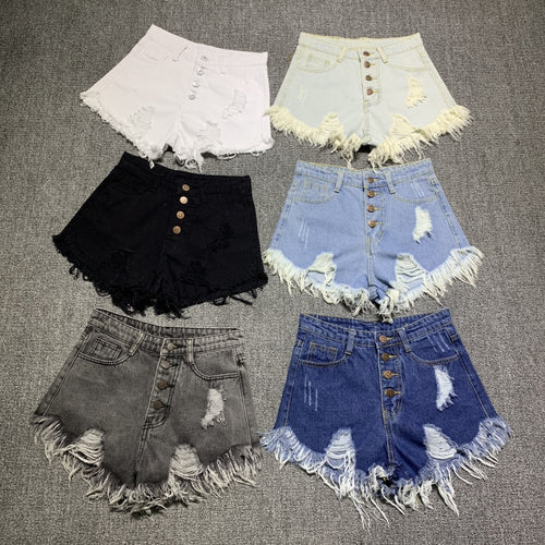 Shorty's High Waisted Jean Shorts