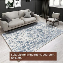 Load image into Gallery viewer, Euro Retro-Classical Blue Abstract Carpet