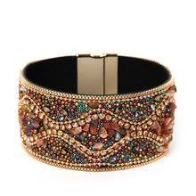 Load image into Gallery viewer, Bohemian Retro Rhinestone Cuff