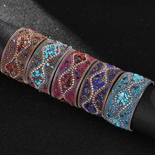 Load image into Gallery viewer, Bohemian Retro Rhinestone Cuff