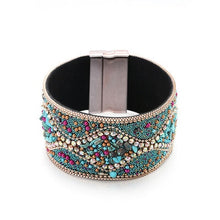 Load image into Gallery viewer, Bohemian Retro Rhinestone Cuff
