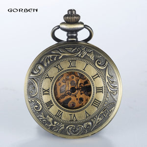 Antique Hand Wind Mechanical Pocket Watch