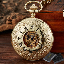 Load image into Gallery viewer, Antique Hand Wind Mechanical Pocket Watch