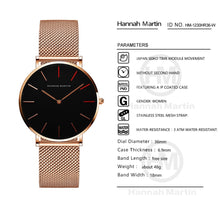 Load image into Gallery viewer, HM Luxury Quartz Movement Waterproof Stainless Watch Womens
