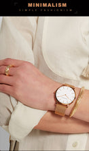 Load image into Gallery viewer, HM Luxury Quartz Movement Waterproof Stainless Watch Womens